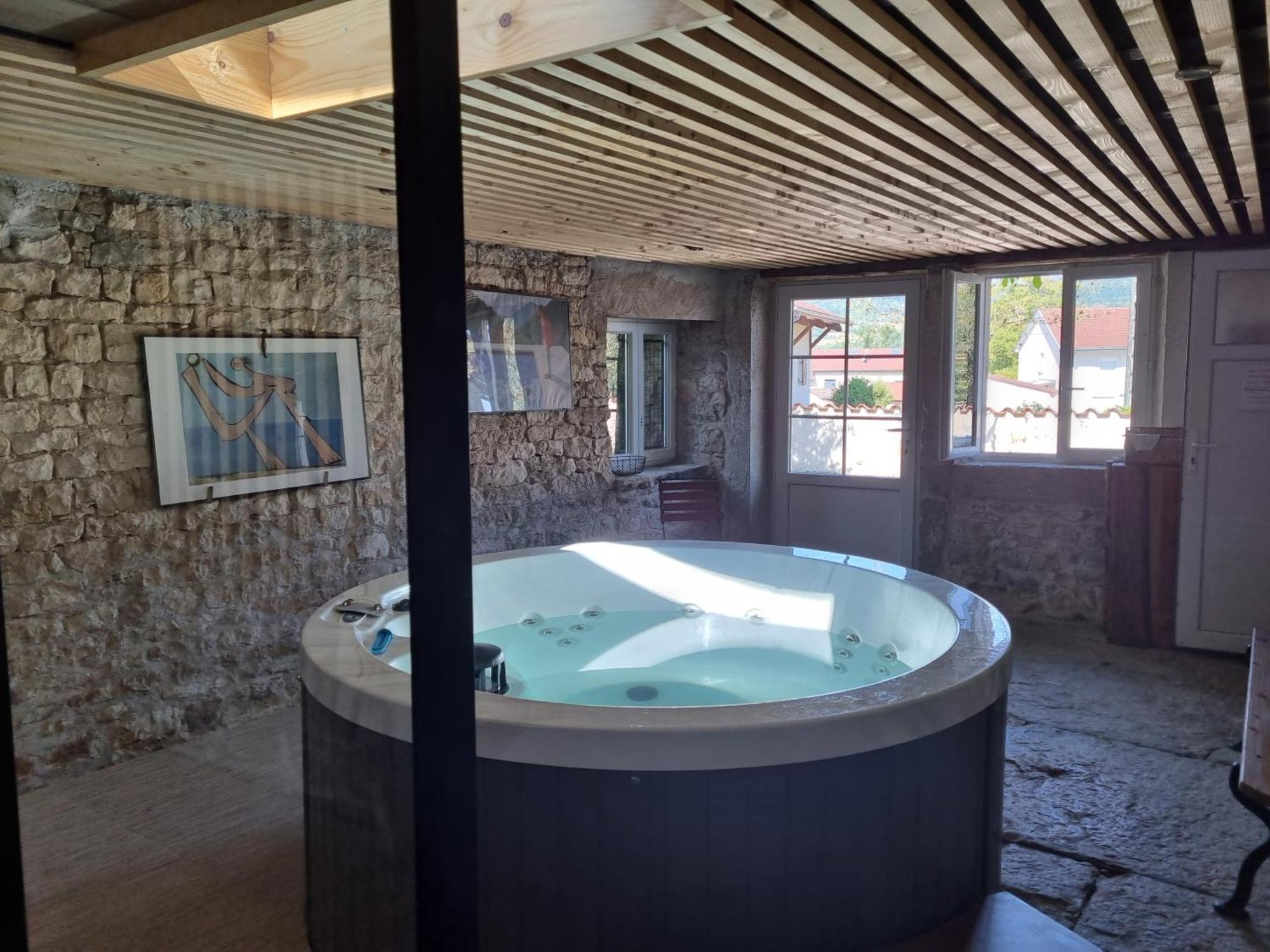 Gite De L'Ancheronne 12 Couchages Spa Lavans-sur-Valouse Exterior foto